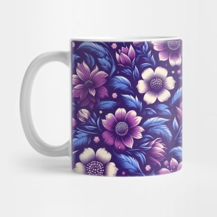 Purple Flowers Mug